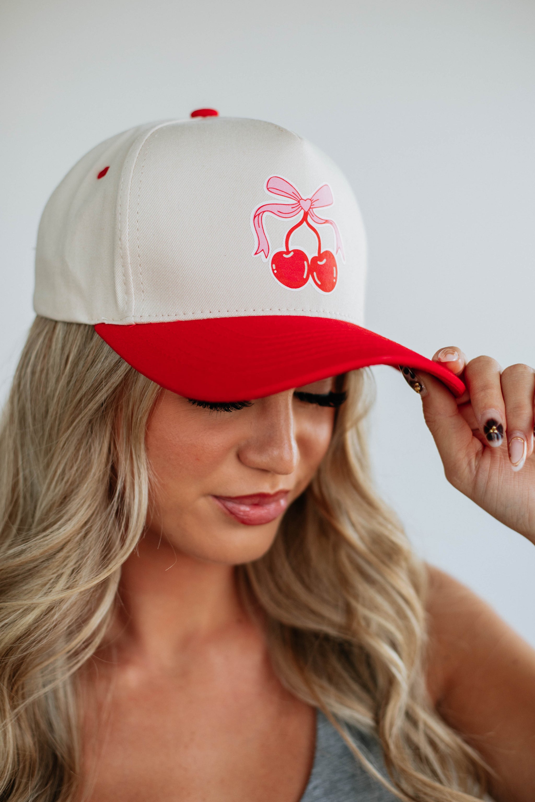 CHERRY ON TOP TRUCKER HAT
