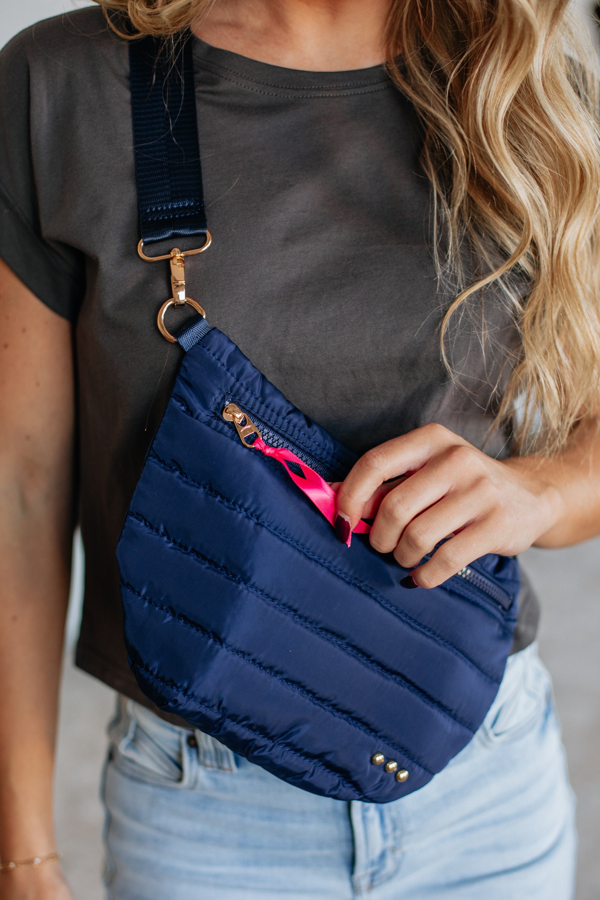 ALL I NEED BELT BAG – NAVY